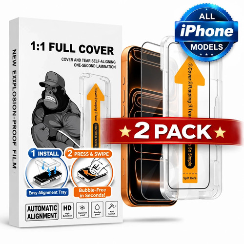 Pack tempered glass screen - tempered,