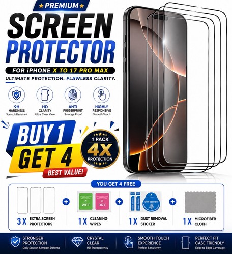 Tempered glass screen - glass,